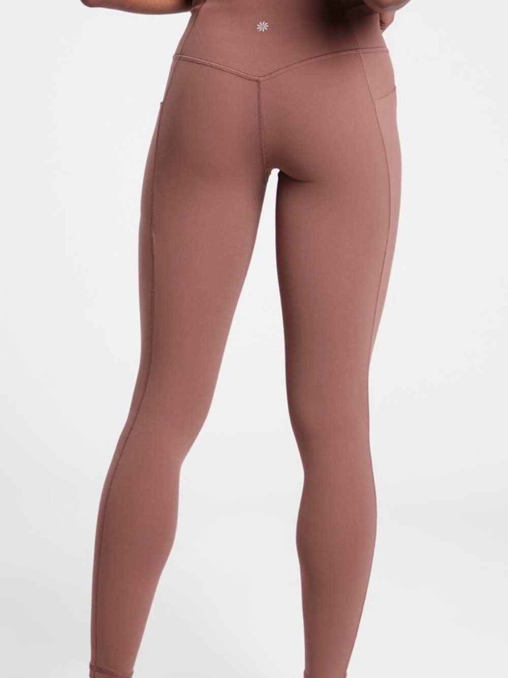 Athleta Salutation Stash Pocket II Tight - Dusty Rose (Size M)